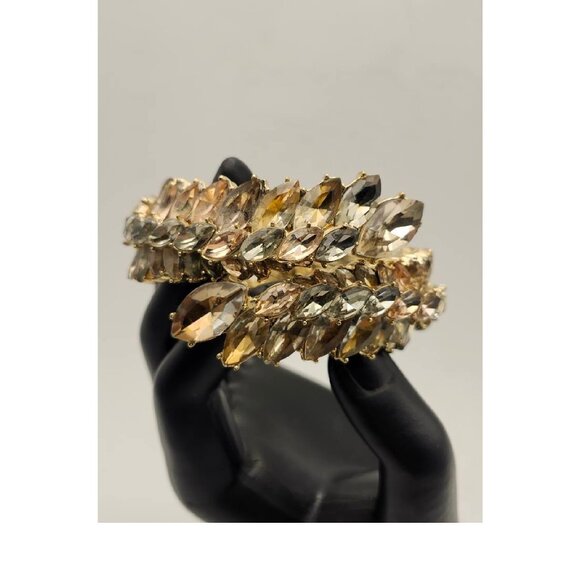 Crystal Clamper Cuff Bracelet, Banana Republic - Picture 4 of 7